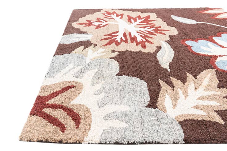 Detail image of 4' x 5' 10 Agra Rug