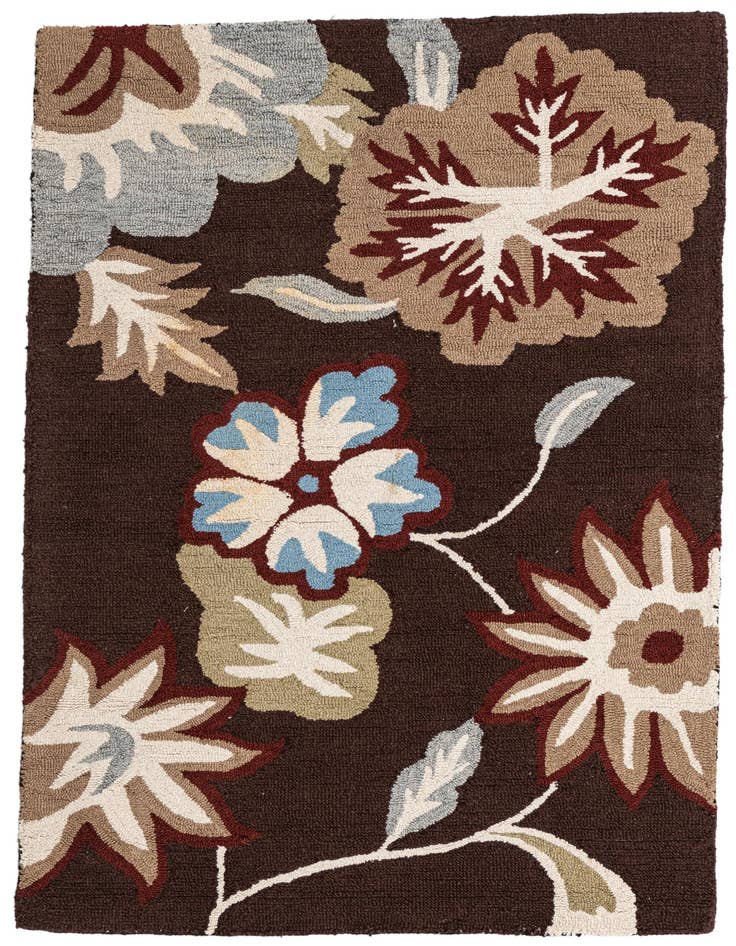 Detail image of 4' x 5' 10 Agra Rug