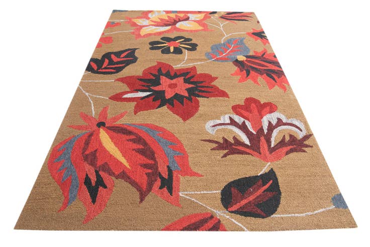 Detail image of 5' 1 x 8' 1 Agra Rug