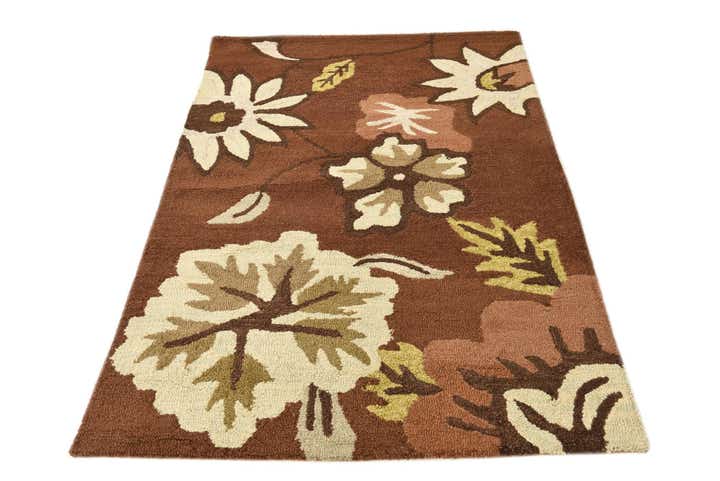 3' 11 x 5' 10 Agra Wool Rug