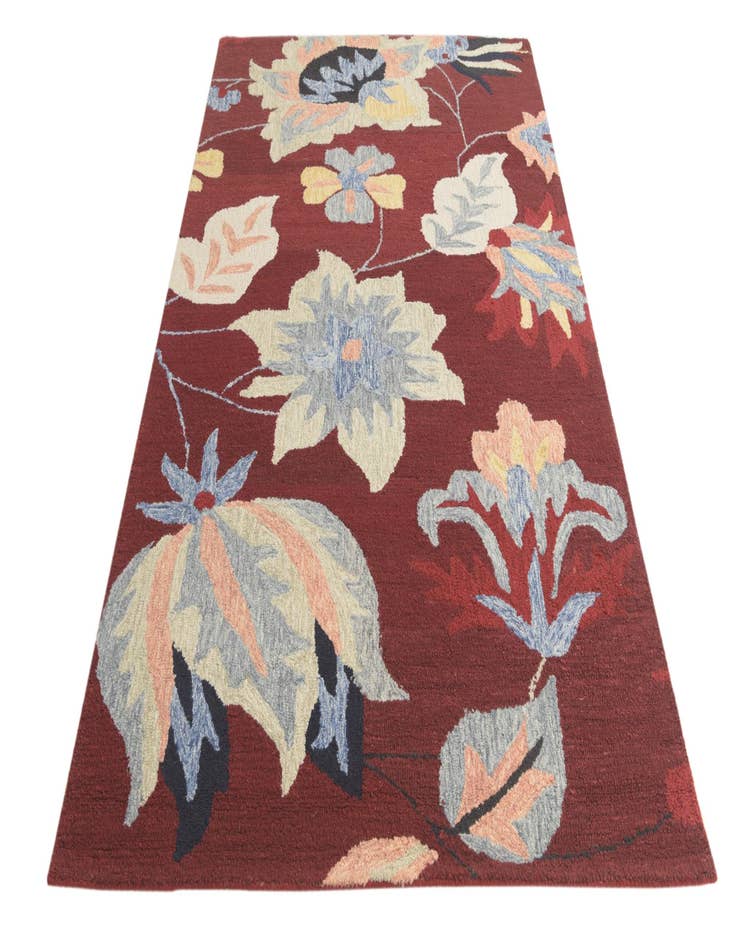 Detail image of 5' x 8' Agra Wool Rug