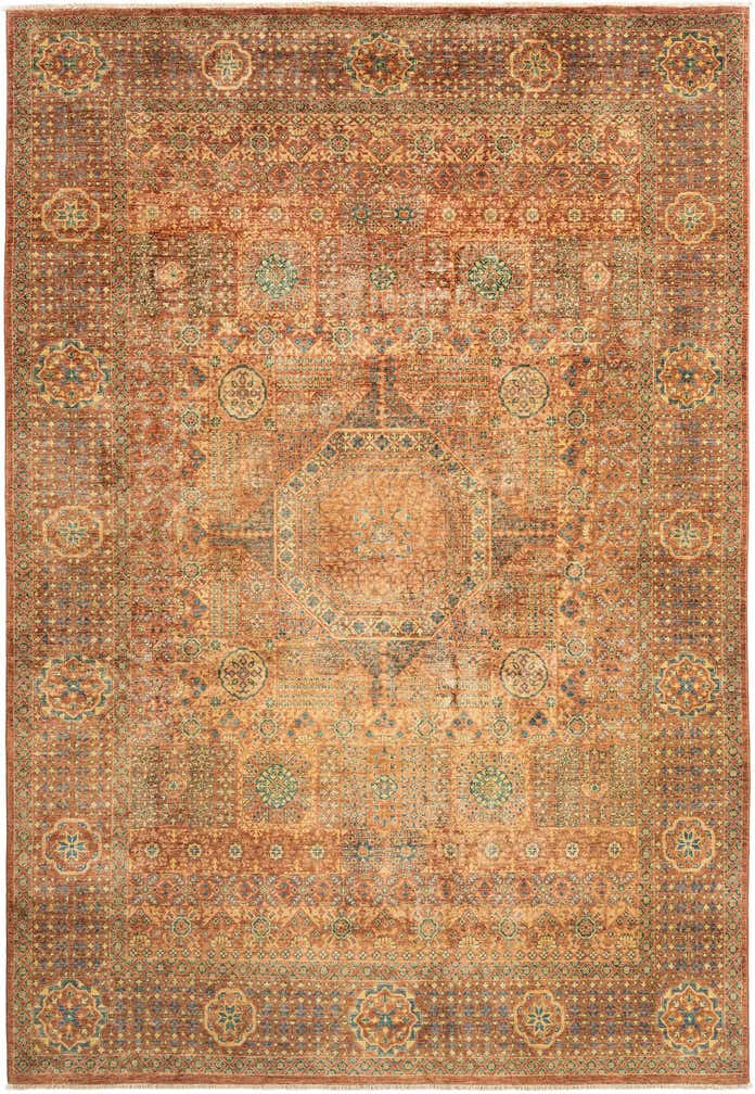 6' 8 x 10' Hand Knotted Amina Rug