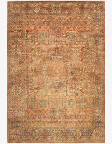 6' 8 x 10' Hand Knotted Amina Rug