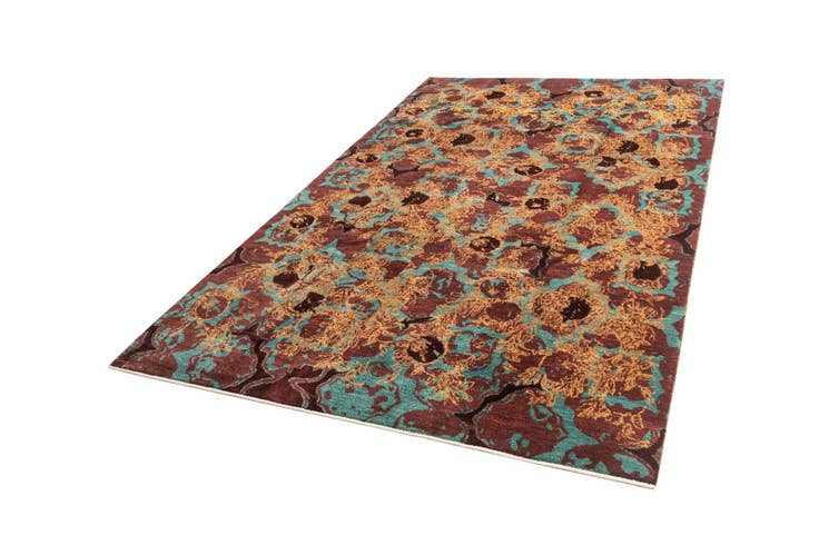 Detail image of 6' 2 x 9' 6 Hand Knotted Anar Rug