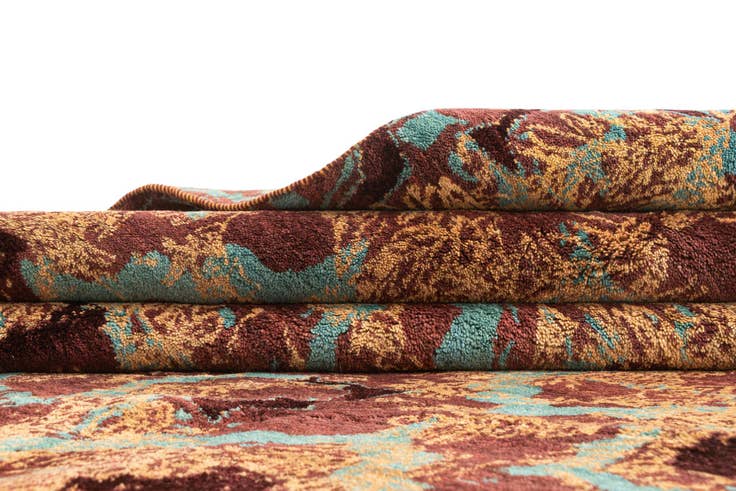 Detail image of 6' 2 x 9' 6 Hand Knotted Anar Rug