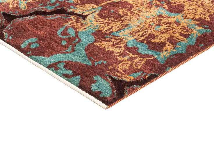 Detail image of 6' 2 x 9' 6 Hand Knotted Anar Rug
