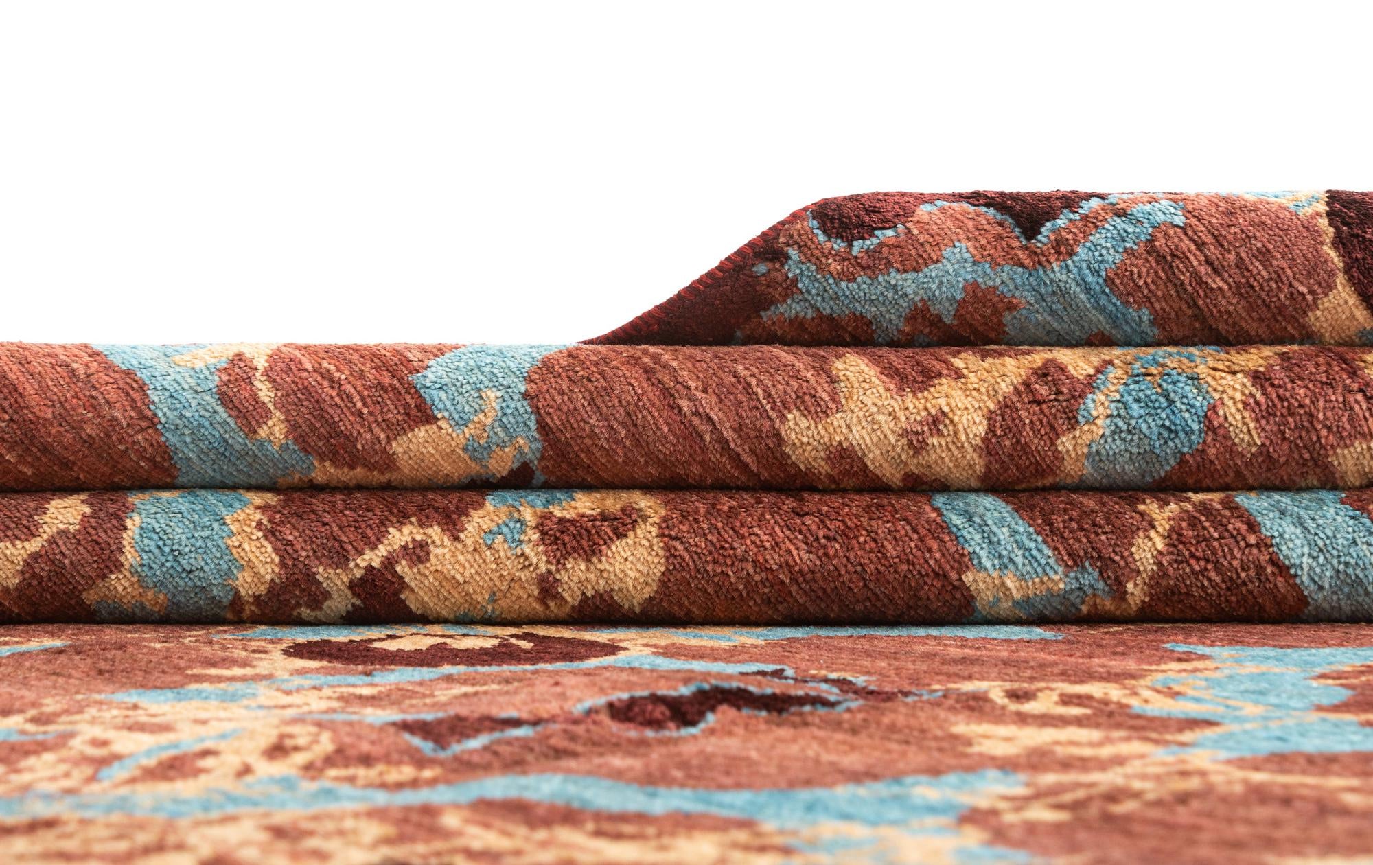 6' 3 x 9' 11 Hand Knotted Anar Rug