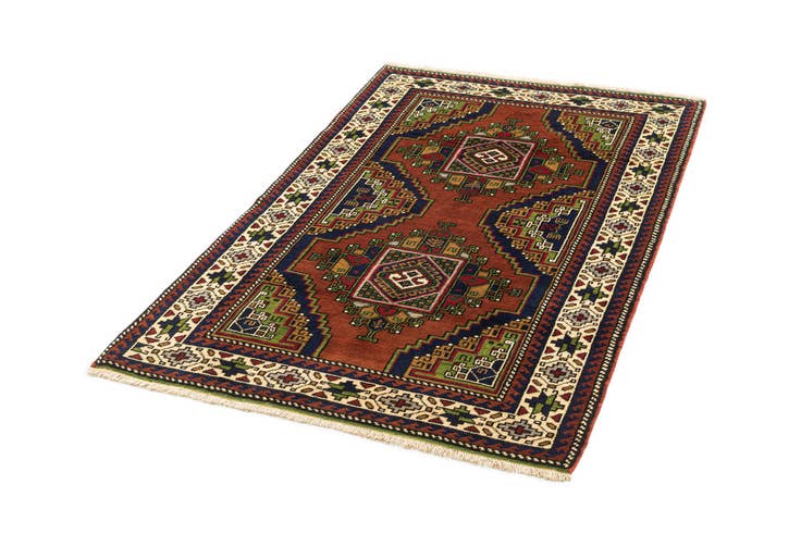Detail image of 3' 8 x 6' Hand Knotted Anatolian Wool Rug