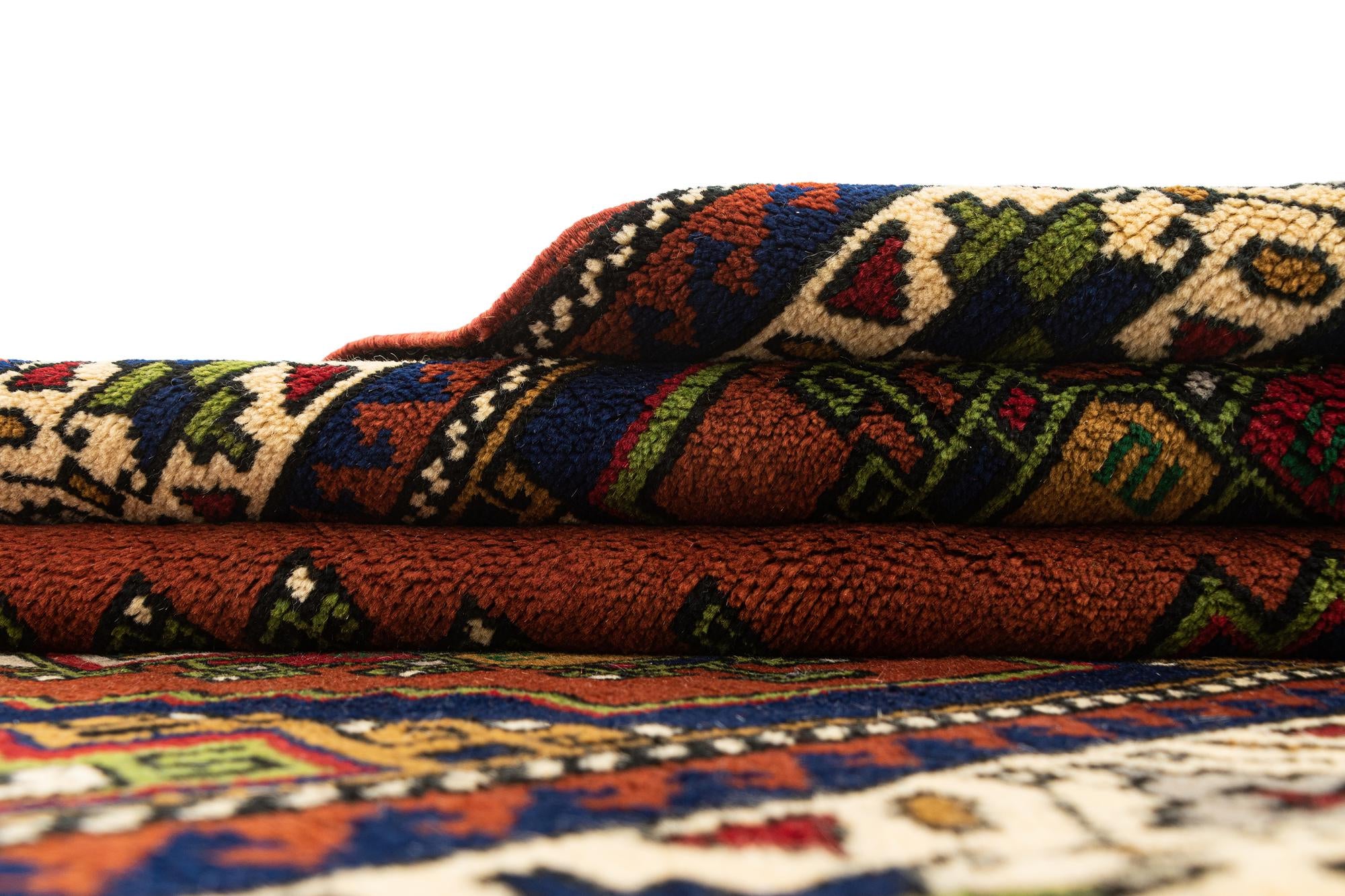 3' 8 x 6' Hand Knotted Anatolian Wool Rug