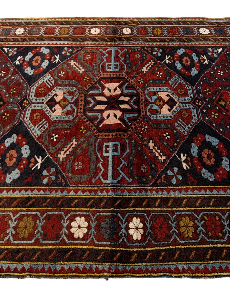 Detail image of 4' 11 x 8' 3 Hand Knotted Anatolian Wool Rug