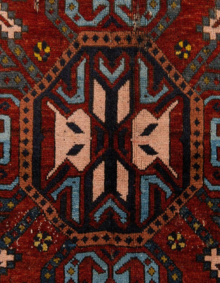 Detail image of 4' 11 x 8' 3 Hand Knotted Anatolian Wool Rug