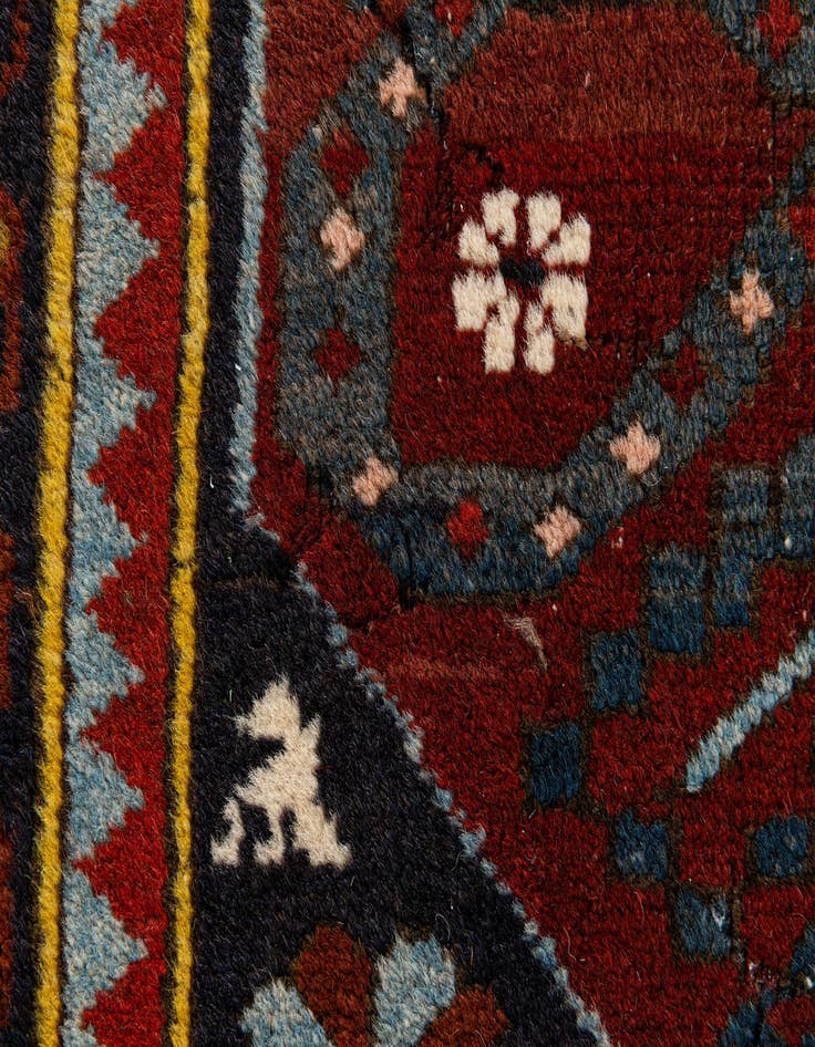 Detail image of 4' 11 x 8' 3 Hand Knotted Anatolian Wool Rug