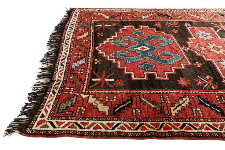 Detail image of 4' 4 x 6' 6 Hand Knotted Anatolian Wool Rug