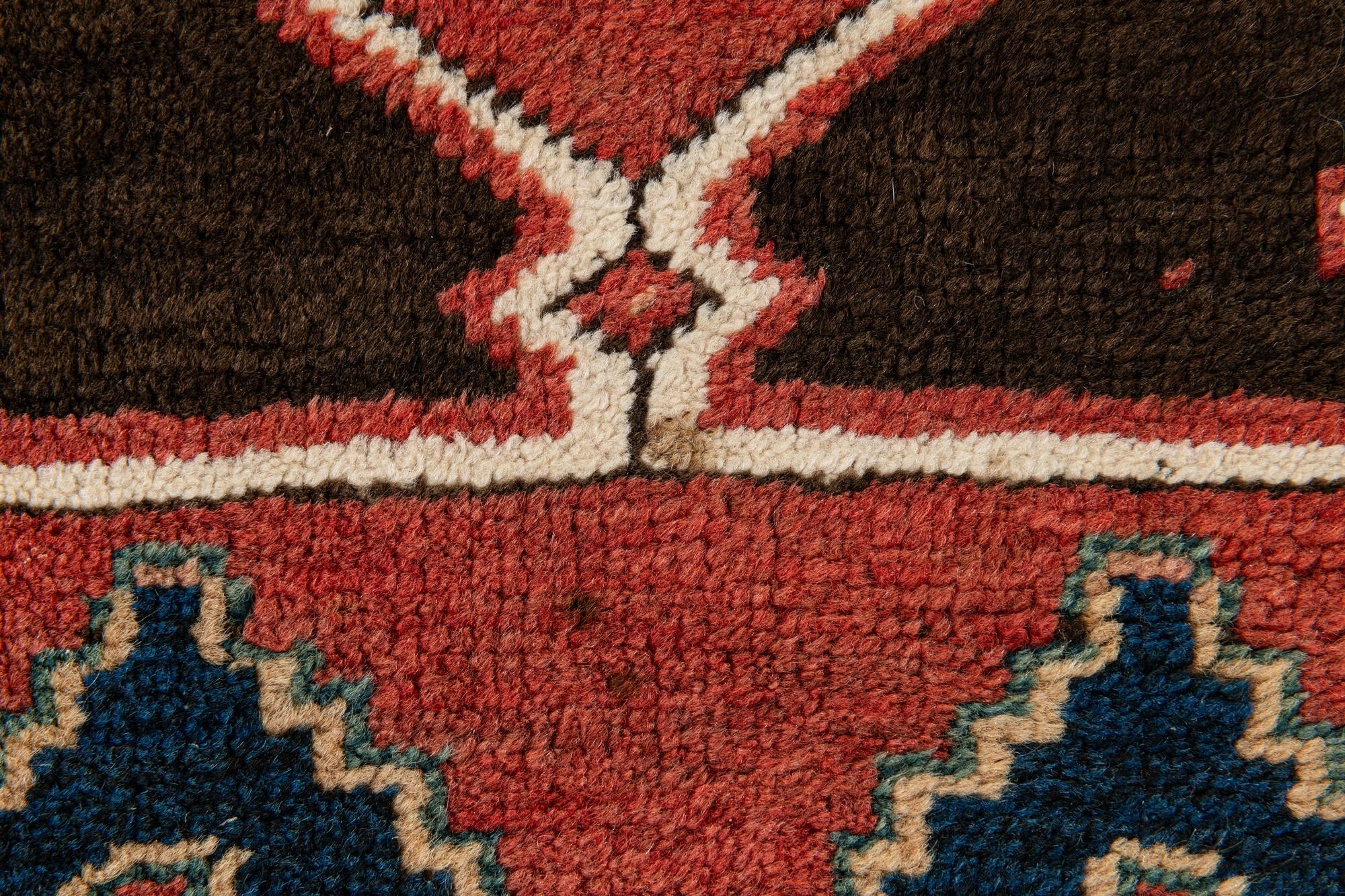 4' 4 x 6' 6 Hand Knotted Anatolian Wool Rug