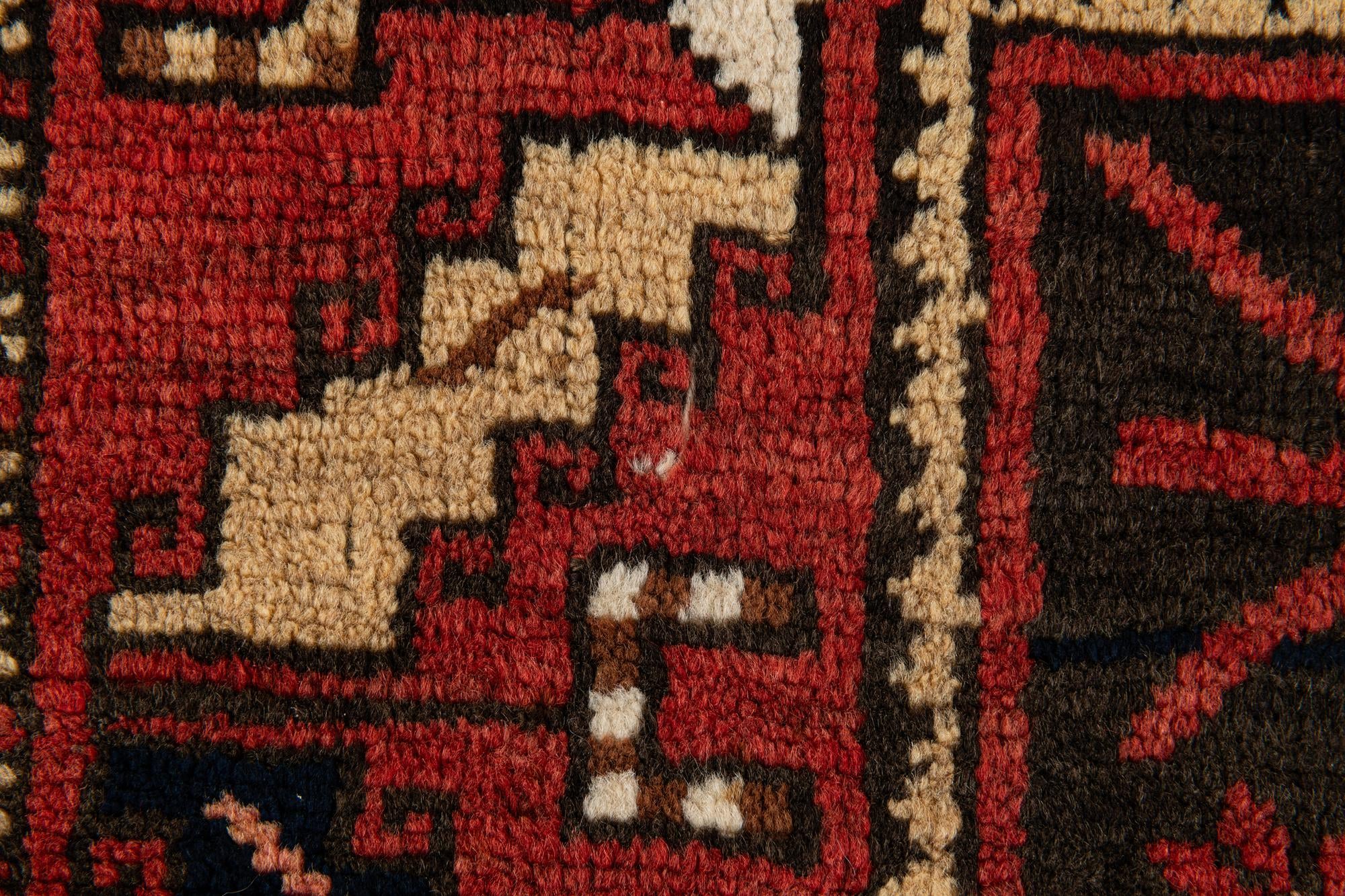 4' 4 x 6' 6 Hand Knotted Anatolian Wool Rug