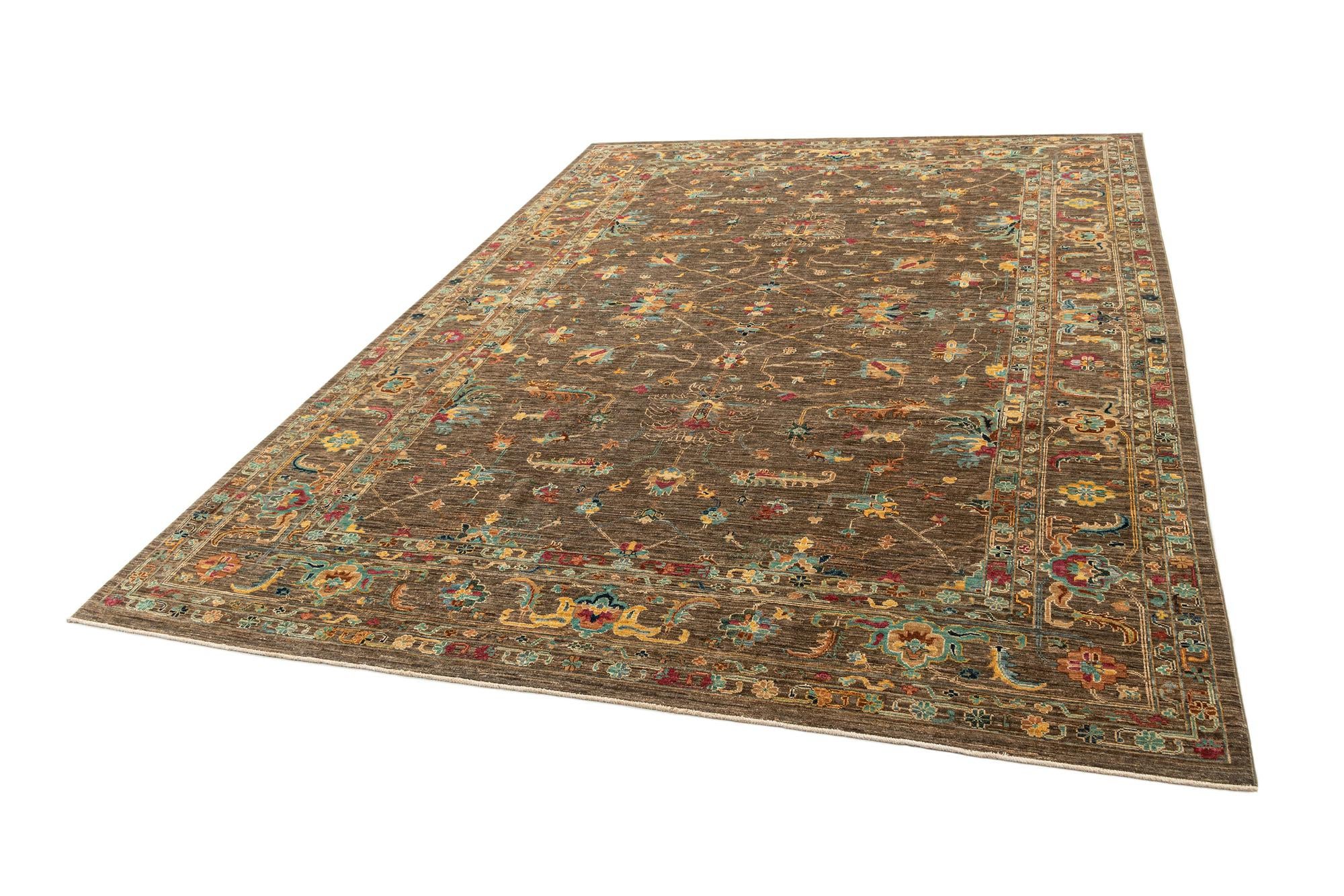 8' 1 x 11' 6 Hand Knotted Ariana Rug