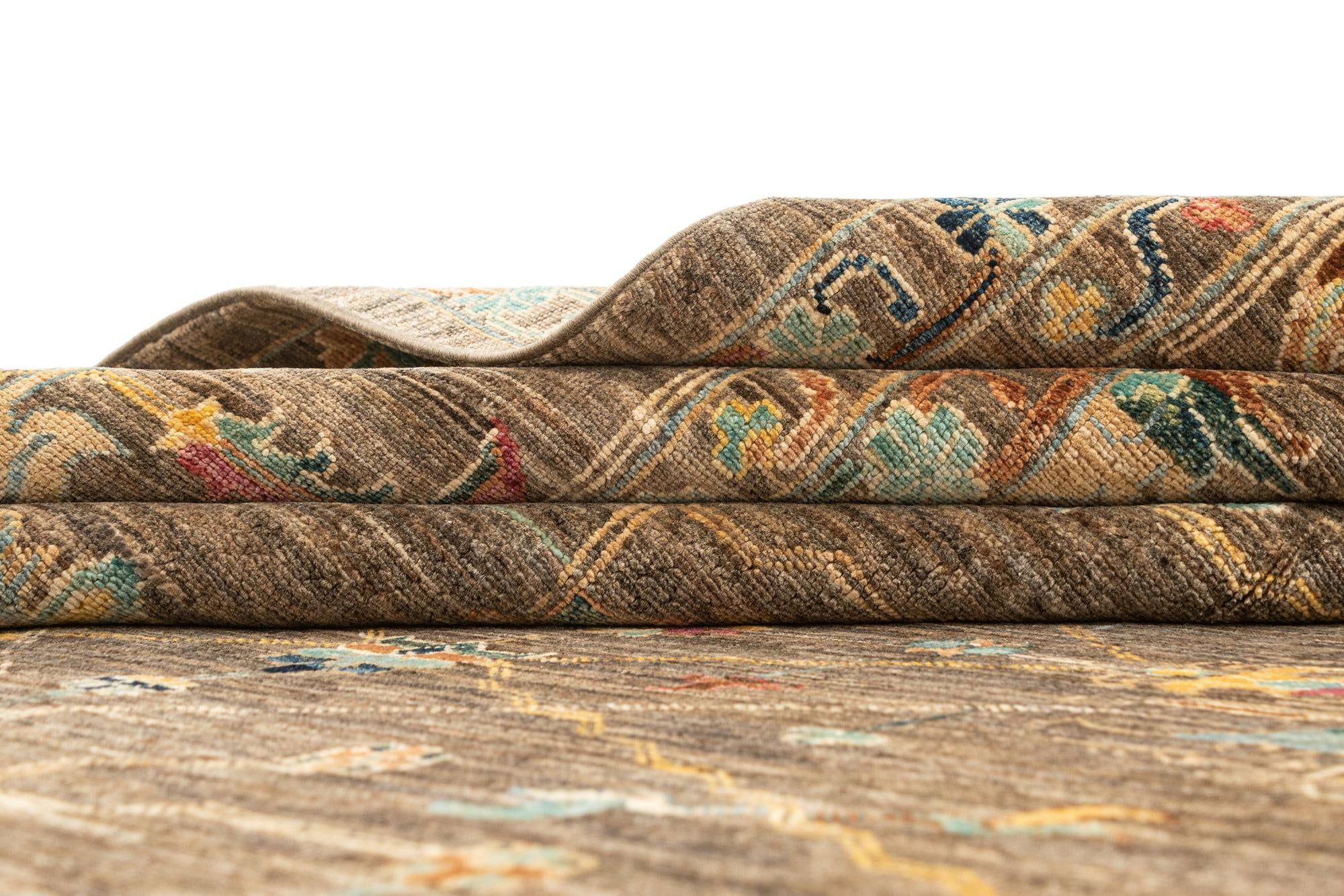 8' 1 x 11' 6 Hand Knotted Ariana Rug