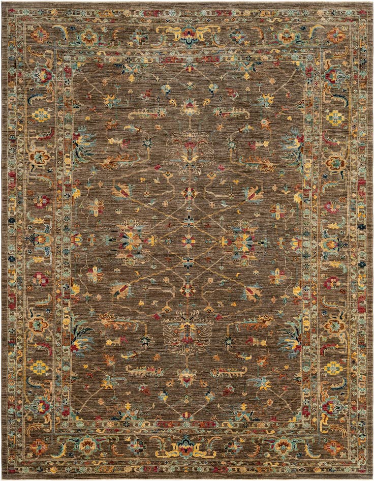 Detail image of 8' 1 x 11' 6 Hand Knotted Ariana Rug