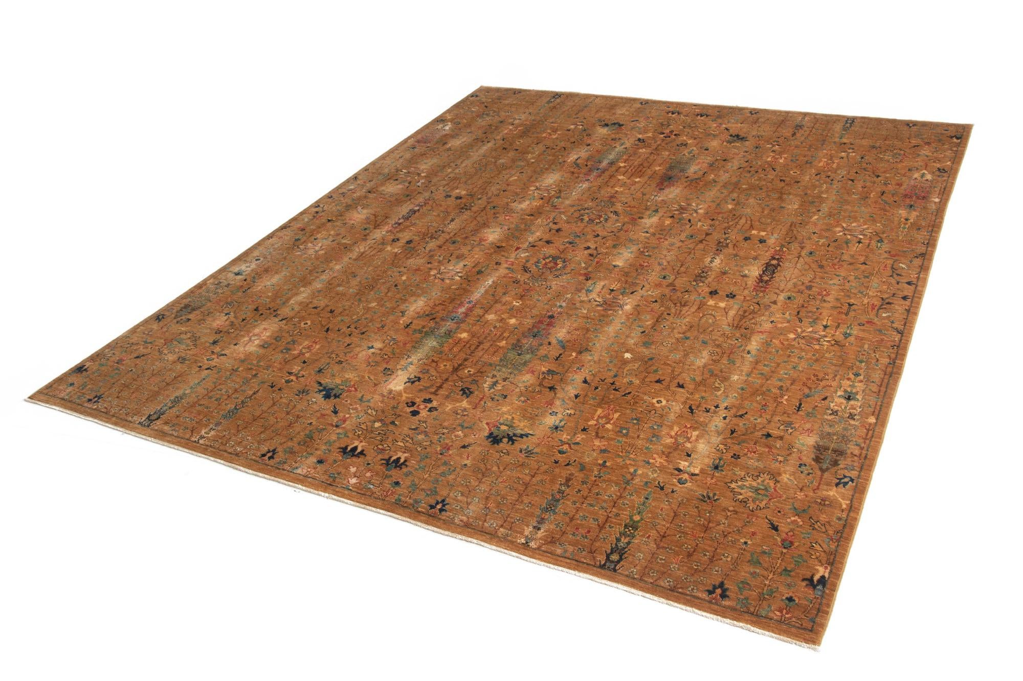 8' 1 x 10' Hand Knotted Ariana Rug