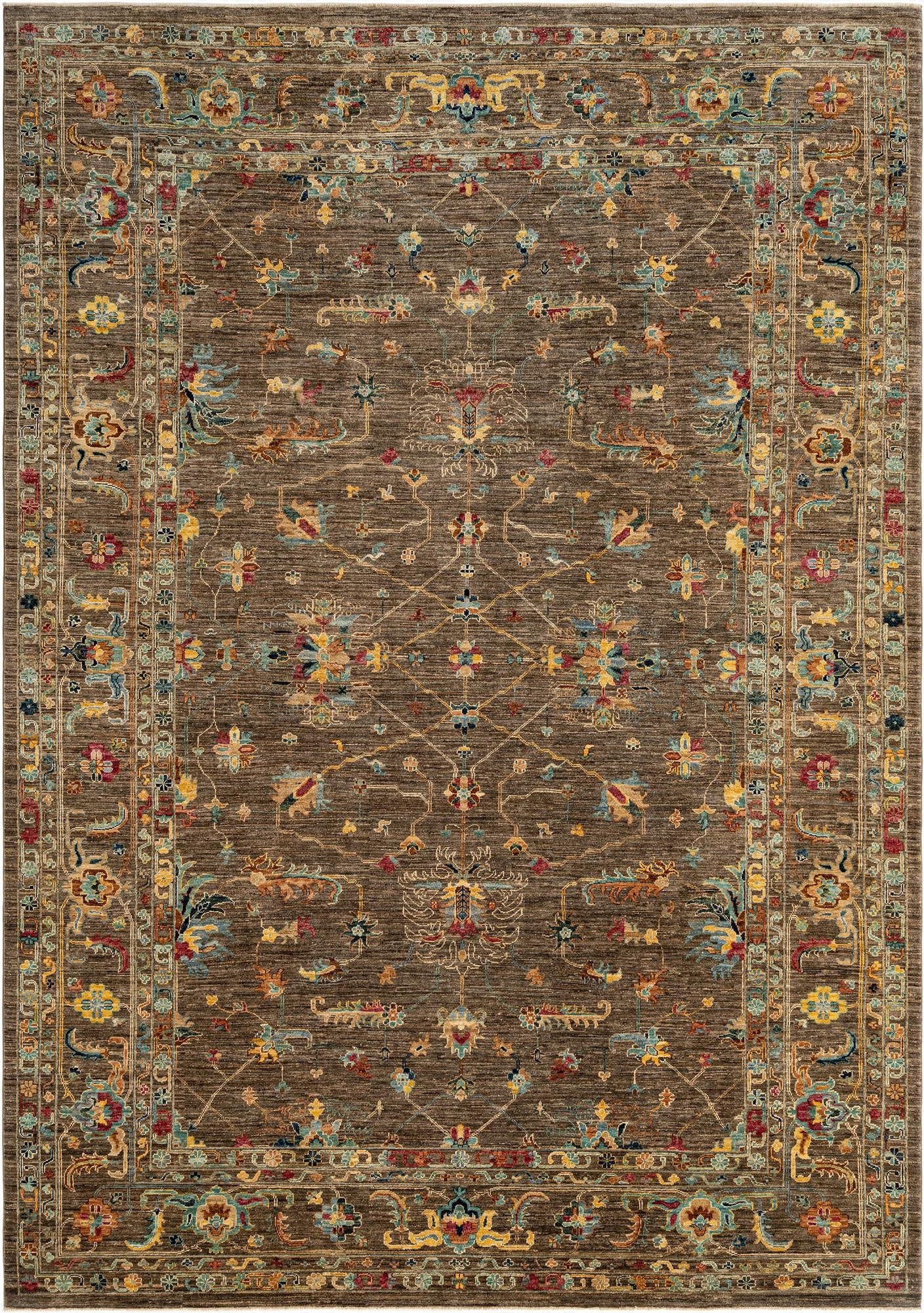 8' 1 x 11' 6  Hand Knotted Ariana Rug