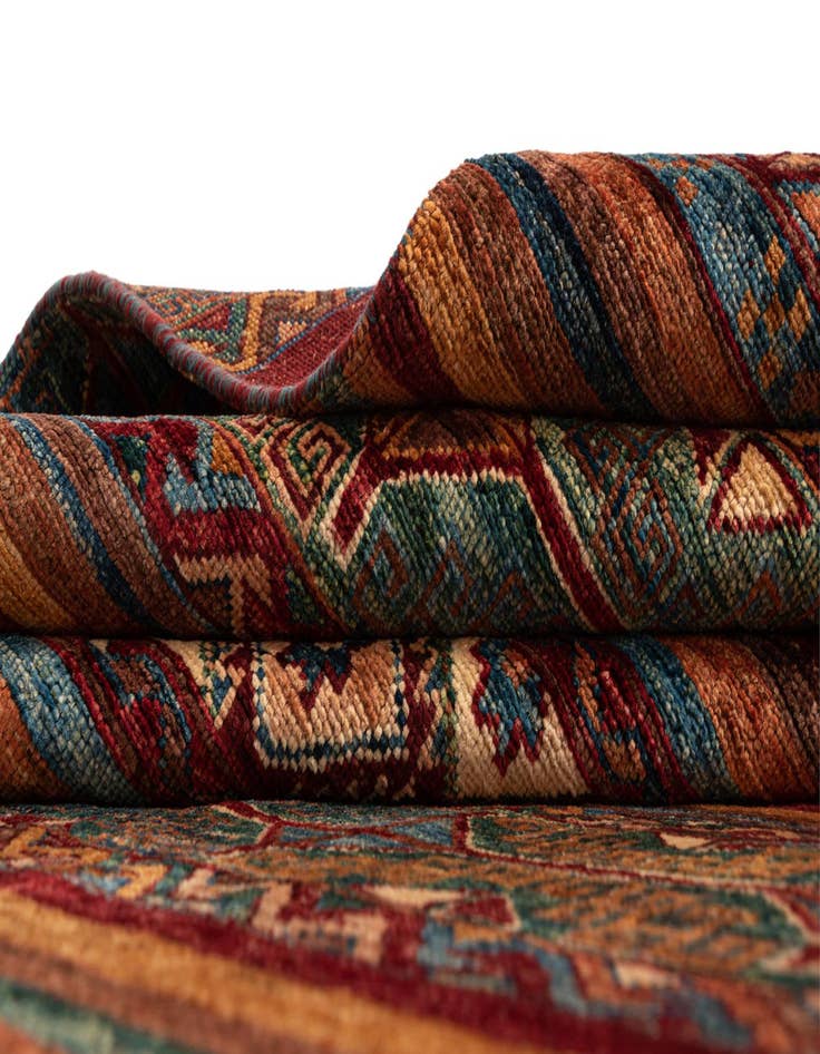 Detail image of 5' 6 x 8' Ariana Ziegler Wool Rug