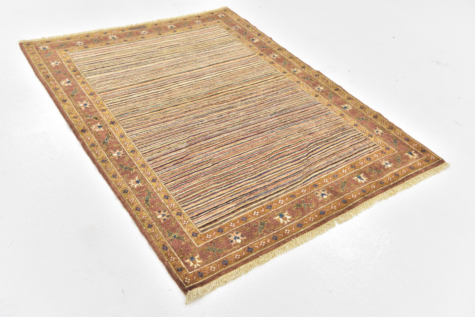 4' 2 x 5' 7 Hand Knotted Ariana Ziegler Wool Rug