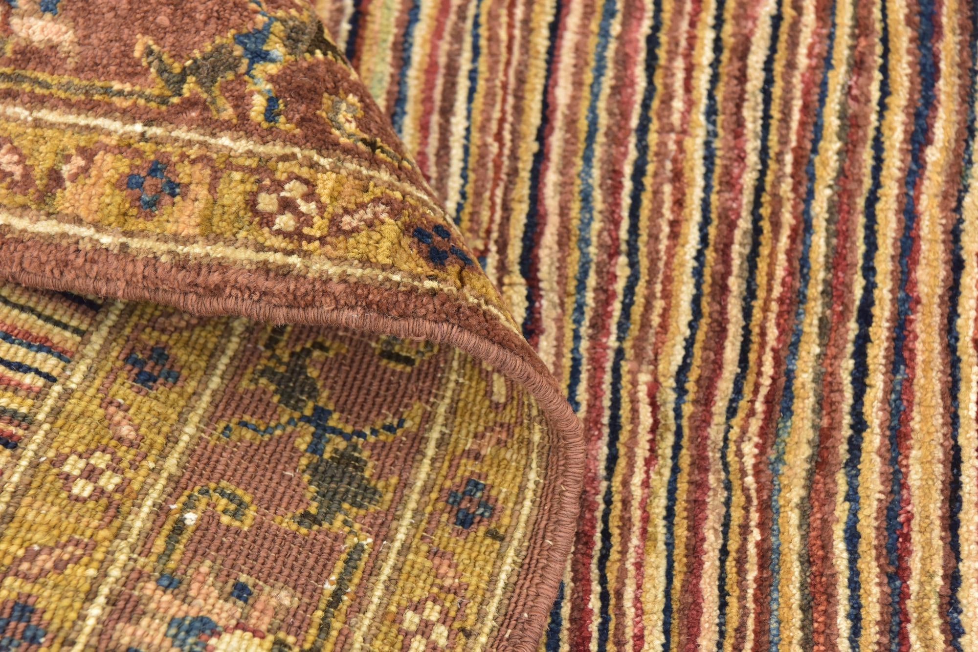 4' 2 x 5' 7 Hand Knotted Ariana Ziegler Wool Rug