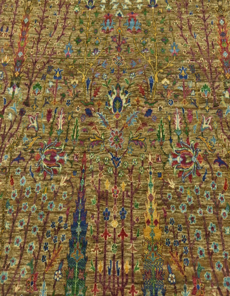 Detail image of 8' x 9' 9 Hand Knotted Ariana Ziegler Rug