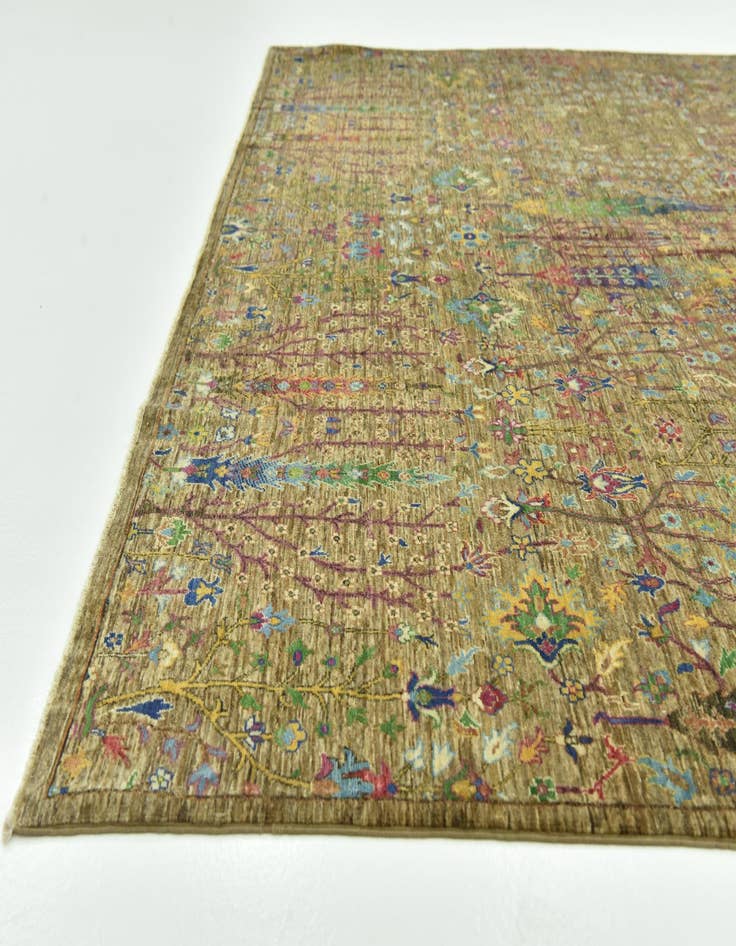 Detail image of 8' x 9' 9 Hand Knotted Ariana Ziegler Rug