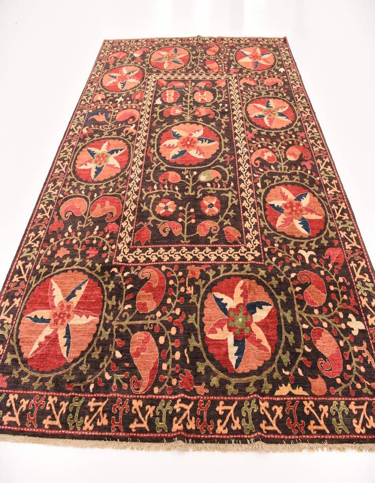 Detail image of 8' 1 x 9' 9  Hand Knotted Ariana Ziegler Rug