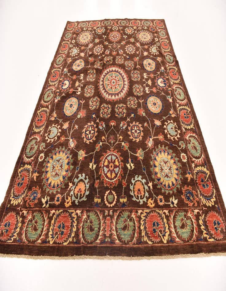 Detail image of 6' 7 x 8' 10 Hand Knotted Ariana Ziegler Oriental Rug