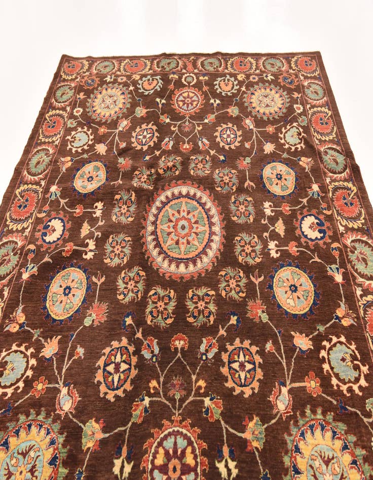 Detail image of 6' 7 x 8' 10 Hand Knotted Ariana Ziegler Oriental Rug