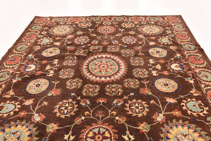 Detail image of 6' 7 x 8' 10 Hand Knotted Ariana Ziegler Oriental Rug