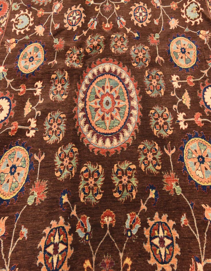 Detail image of 6' 7 x 8' 10 Hand Knotted Ariana Ziegler Oriental Rug