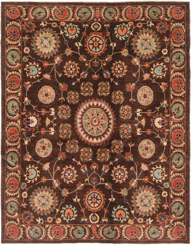 Detail image of 6' 7 x 8' 10 Hand Knotted Ariana Ziegler Oriental Rug