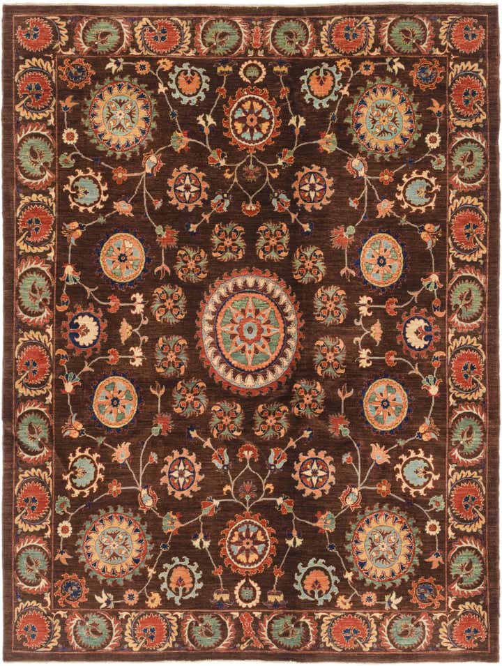 6' 7 x 8' 10 Hand Knotted Ariana Ziegler Oriental Rug