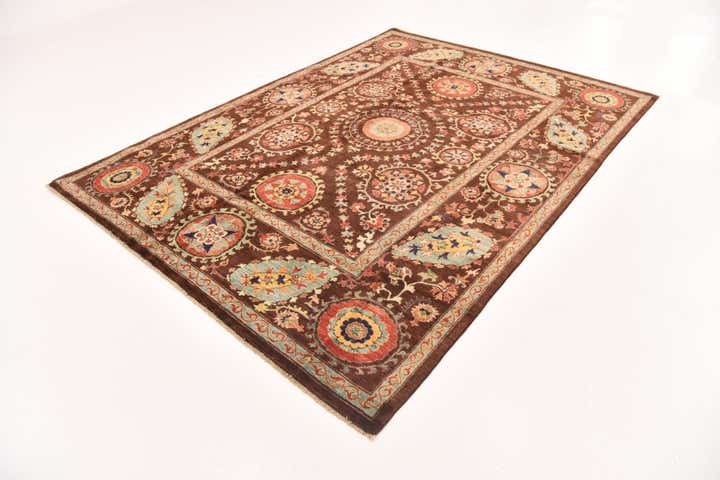 6' 7 x 9' 1 Hand Knotted Ariana Ziegler Oriental Rug