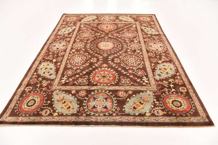 6' 7 x 9' 1 Hand Knotted Ariana Ziegler Oriental Rug