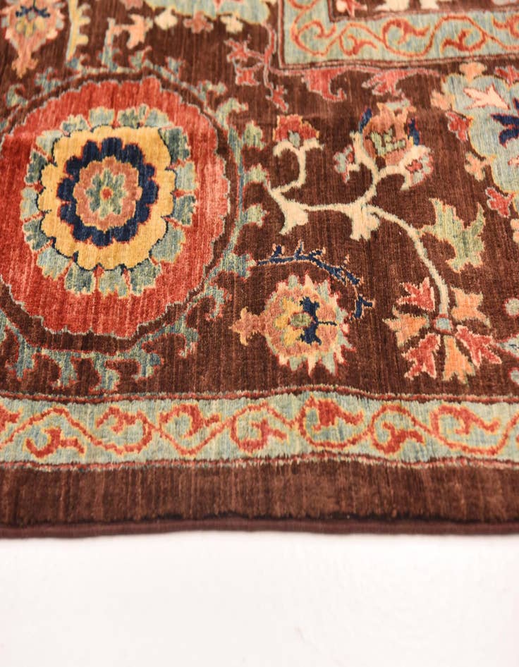 Detail image of 6' 7 x 9' 1  Hand Knotted Ariana Ziegler Oriental Rug