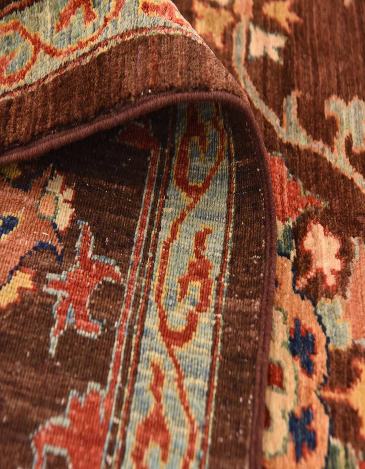 Detail image of 6' 7 x 9' 1  Hand Knotted Ariana Ziegler Oriental Rug