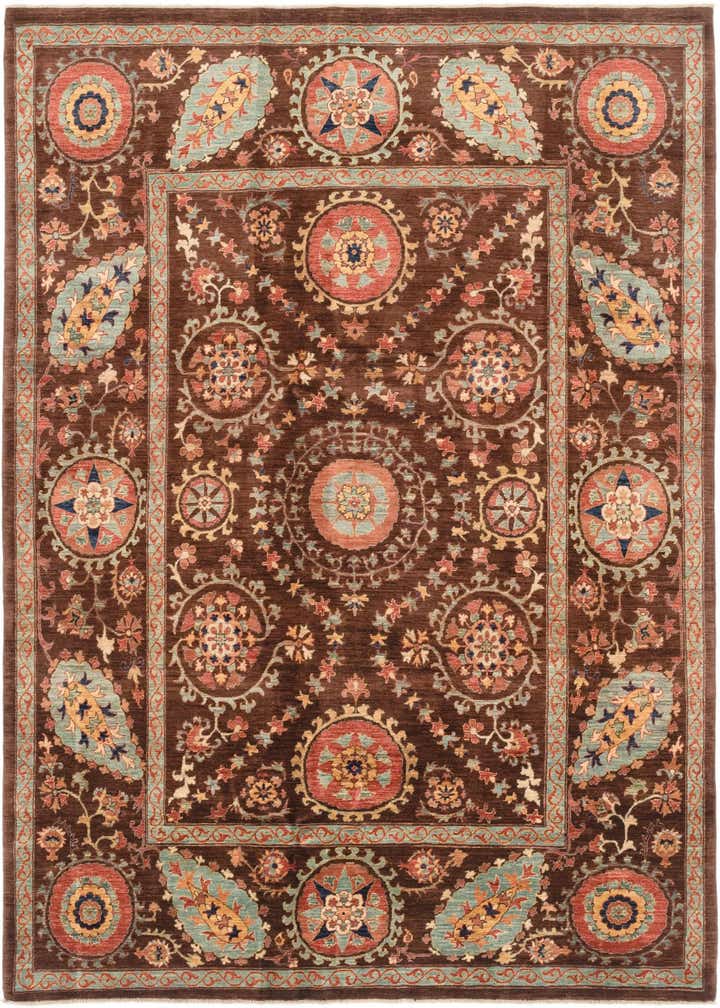 6' 7 x 9' 1 Hand Knotted Ariana Ziegler Oriental Rug