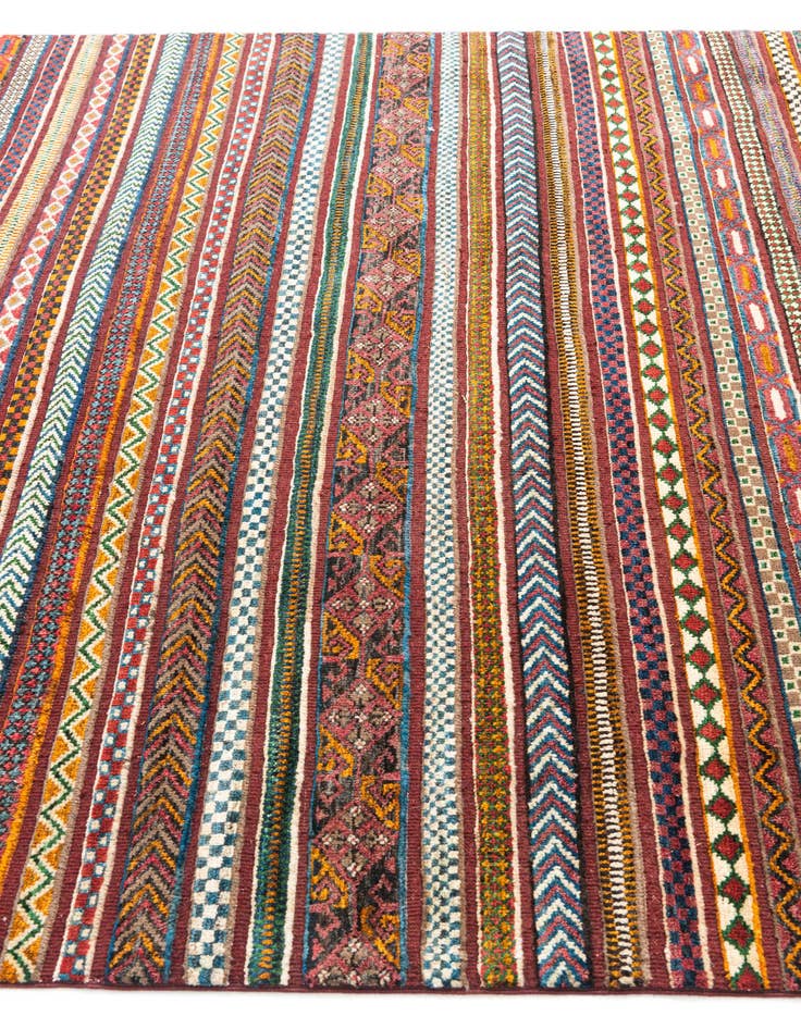 Detail image of 6' 8 x 9' 9  Hand Knotted Ariana Ziegler Rug