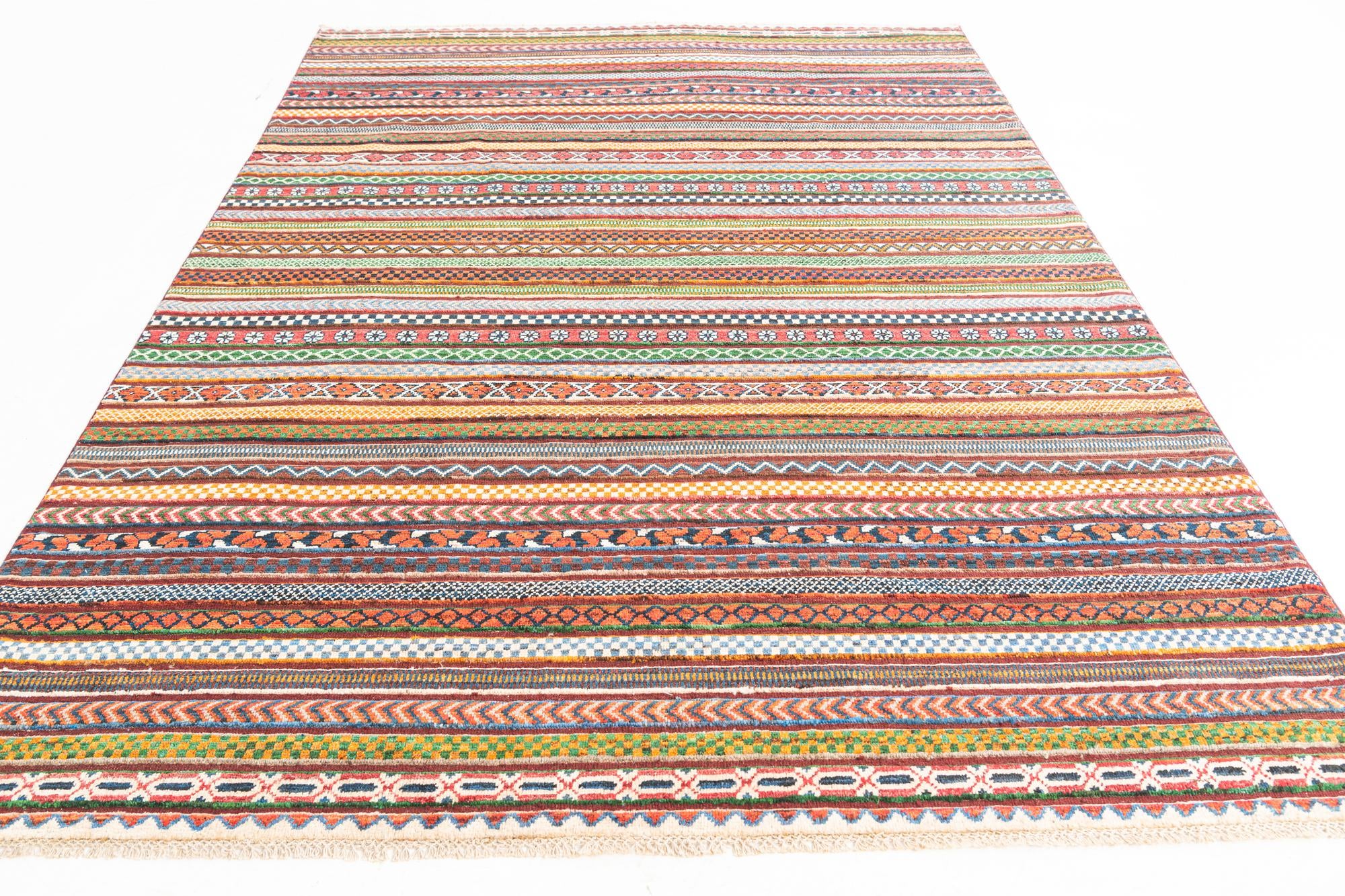 6' 8 x 9' 7 Hand Knotted Ariana Ziegler Rug