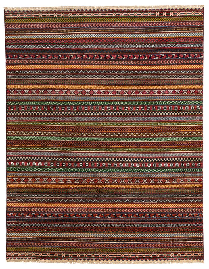 Detail image of 6' 8 x 9' 7 Hand Knotted Ariana Ziegler Rug