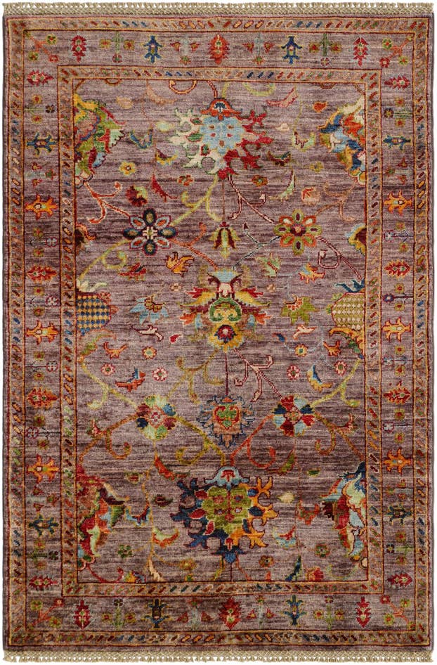 Detail image of 3' 3 x 4' 10 Hand Knotted Ariana Ziegler Rug
