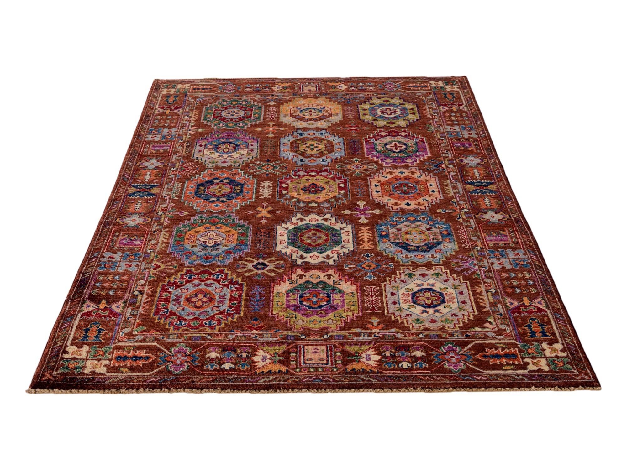 4' 2 x 6' 6 Hand Knotted Ariana Ziegler Rug