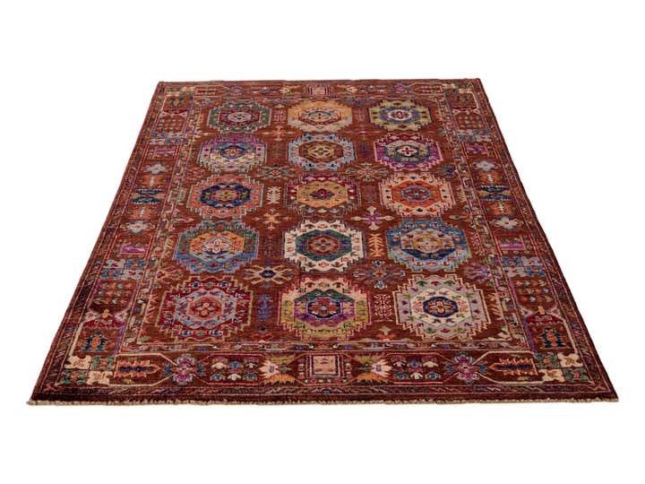 4' 2 x 6' 6 Hand Knotted Ariana Ziegler Rug
