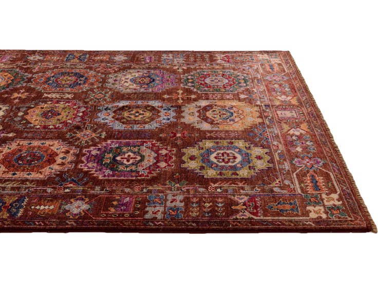 Detail image of 4' 2 x 6' 6 Hand Knotted Ariana Ziegler Rug