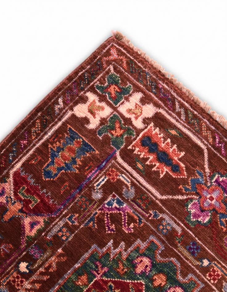 Detail image of 4' 2 x 6' 6 Hand Knotted Ariana Ziegler Rug