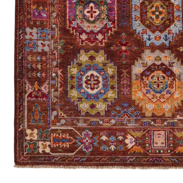 Detail image of 4' 2 x 6' 6 Hand Knotted Ariana Ziegler Rug